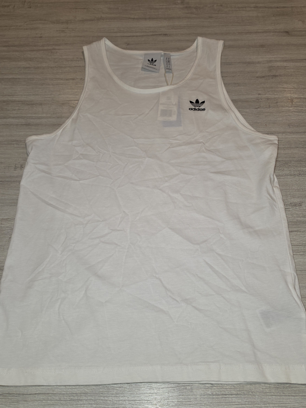 Adidas Originals Trefoil Tank Top Men's Medium White Size M
